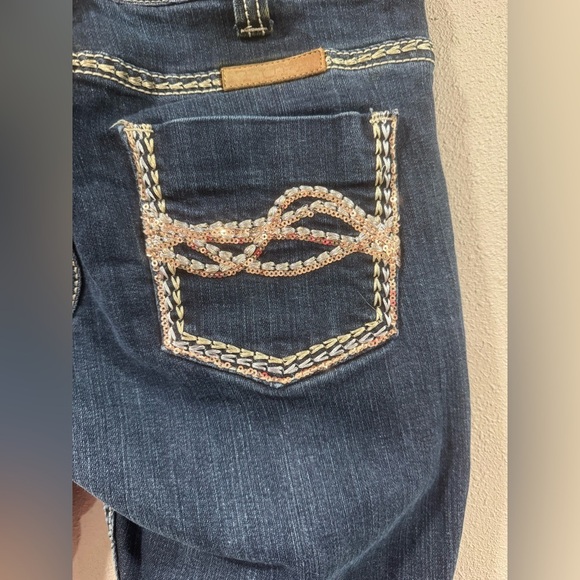 Cowgirl Tuff Straight Golden Jeans 28x30 - Picture 5 of 9